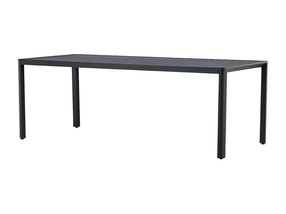 Table de Jardin "Giardini" 200cm Noir