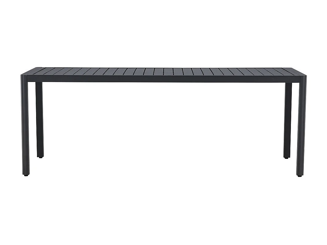 Table de Jardin "Giardini" 200cm Noir