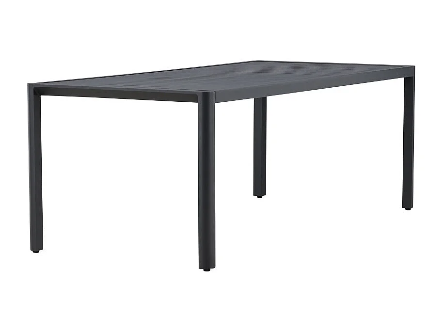 Table de Jardin "Giardini" 200cm Noir