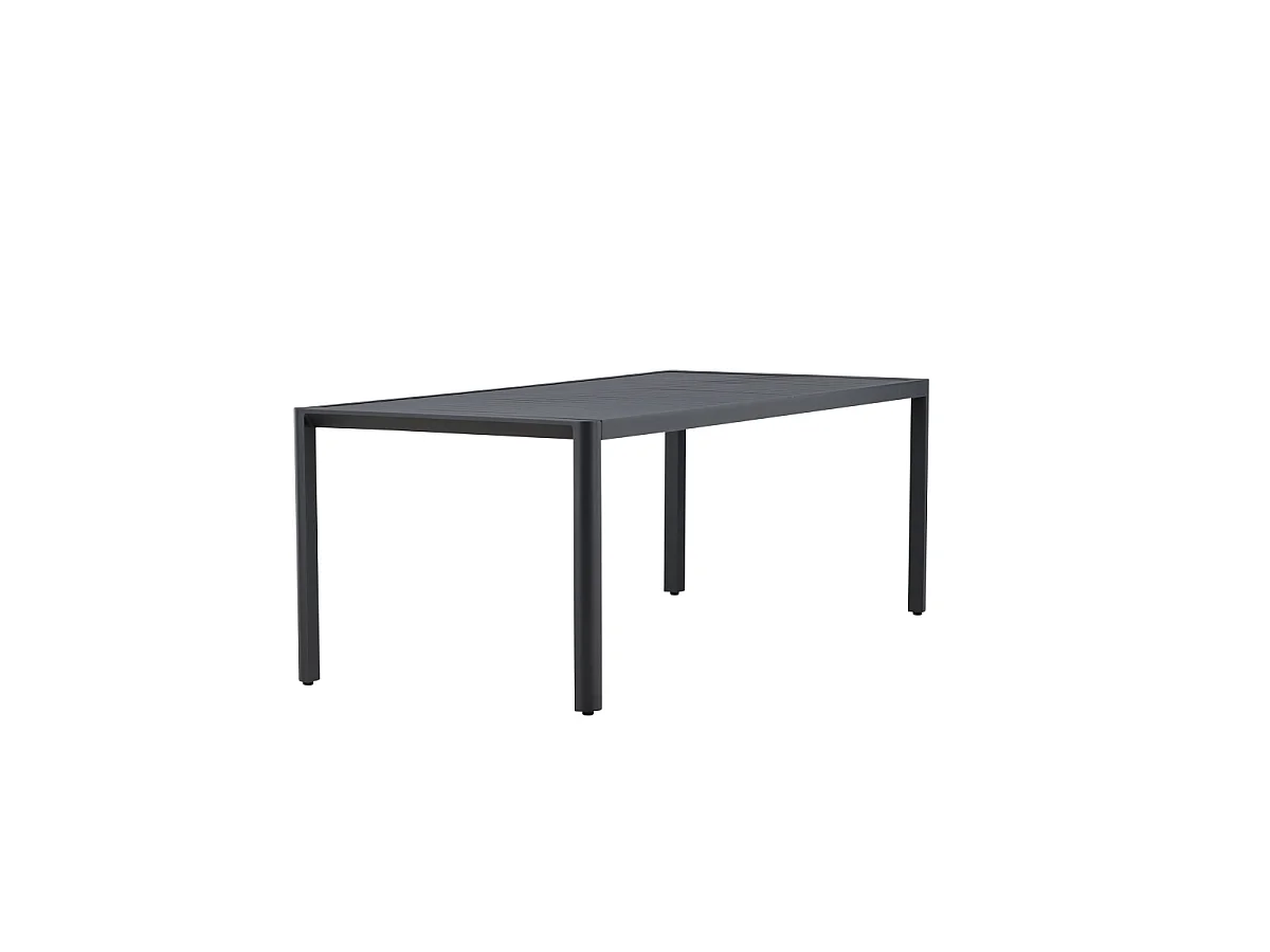 Table de Jardin "Giardini" 200cm Noir