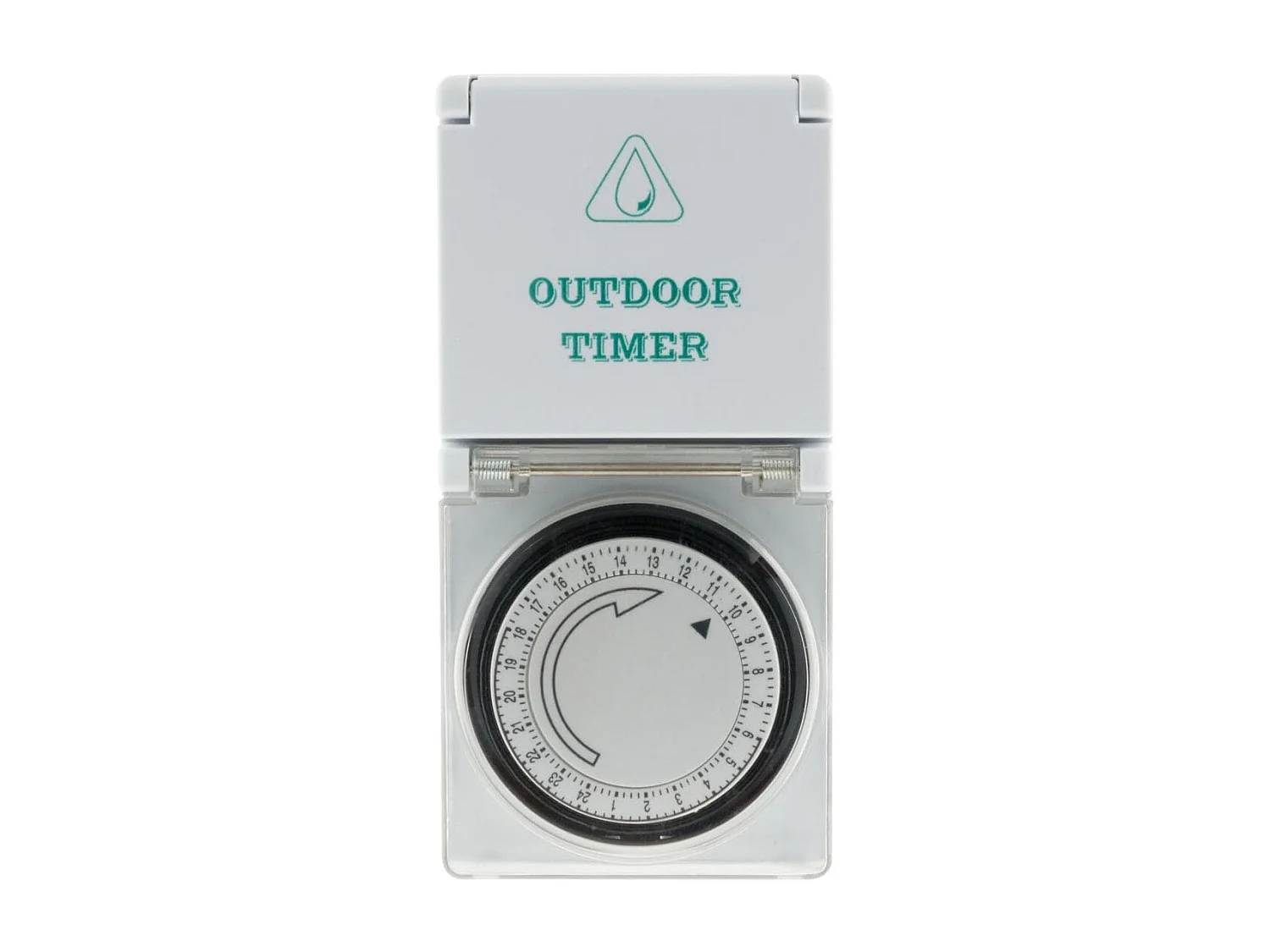 Programmateur mécanique étanche Schuko IP44 - noir - Zenitech