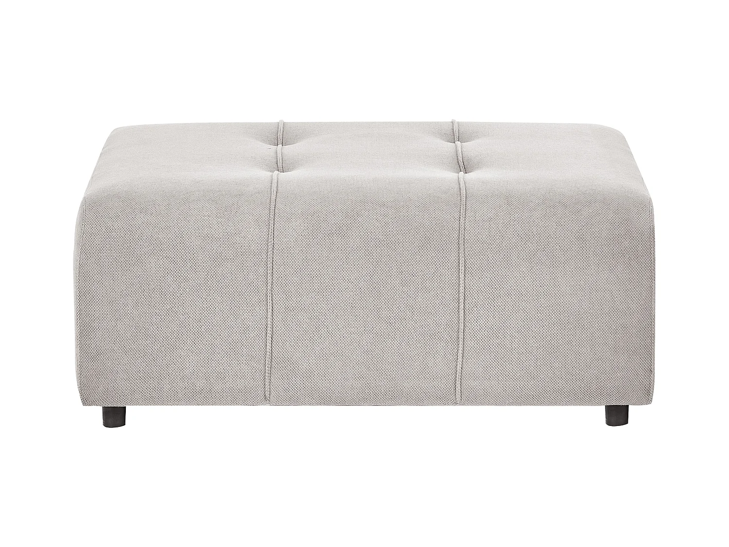 Ottoman INNVIK Tissu Gris clair