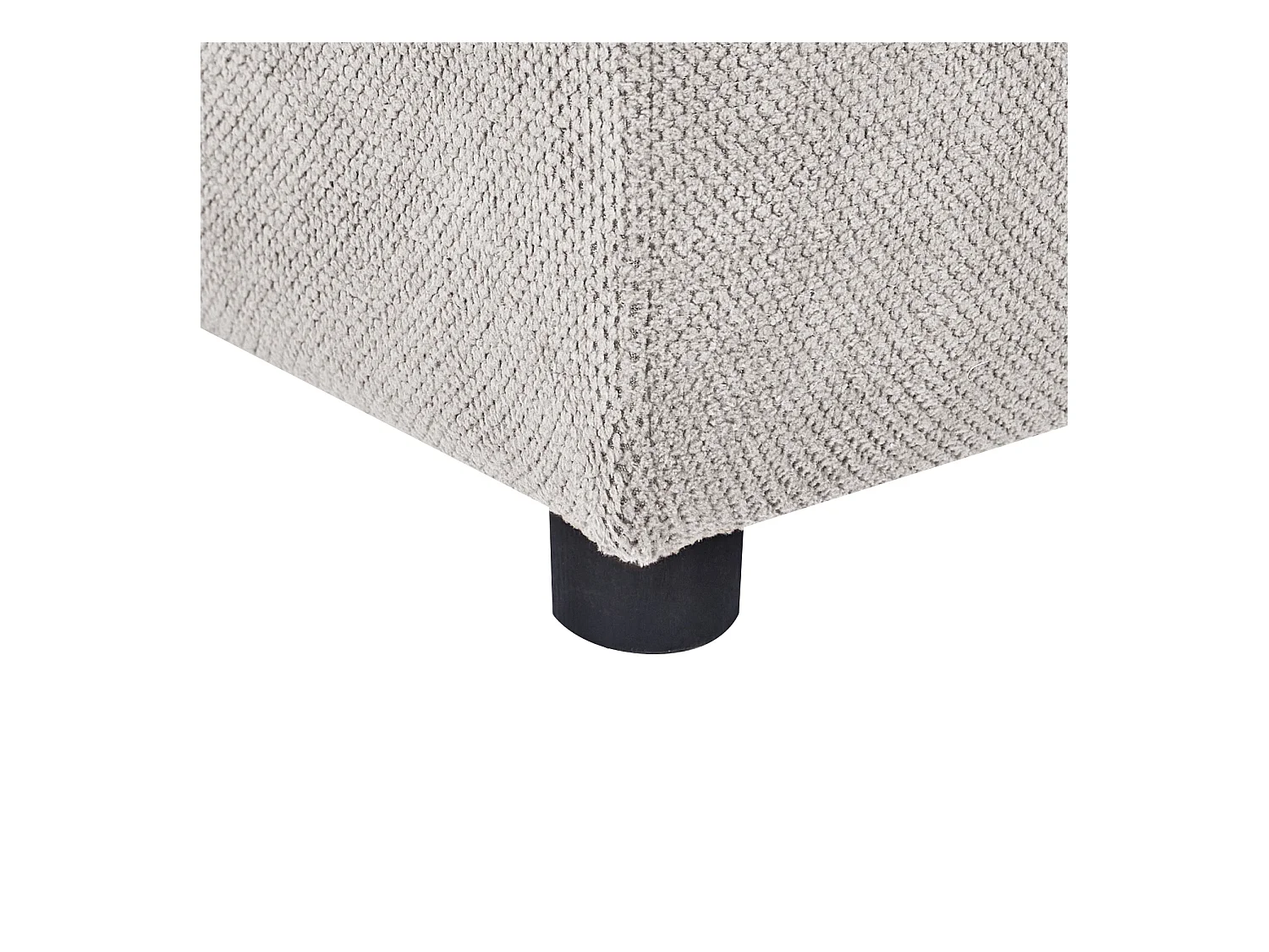 Ottoman INNVIK Tissu Gris clair