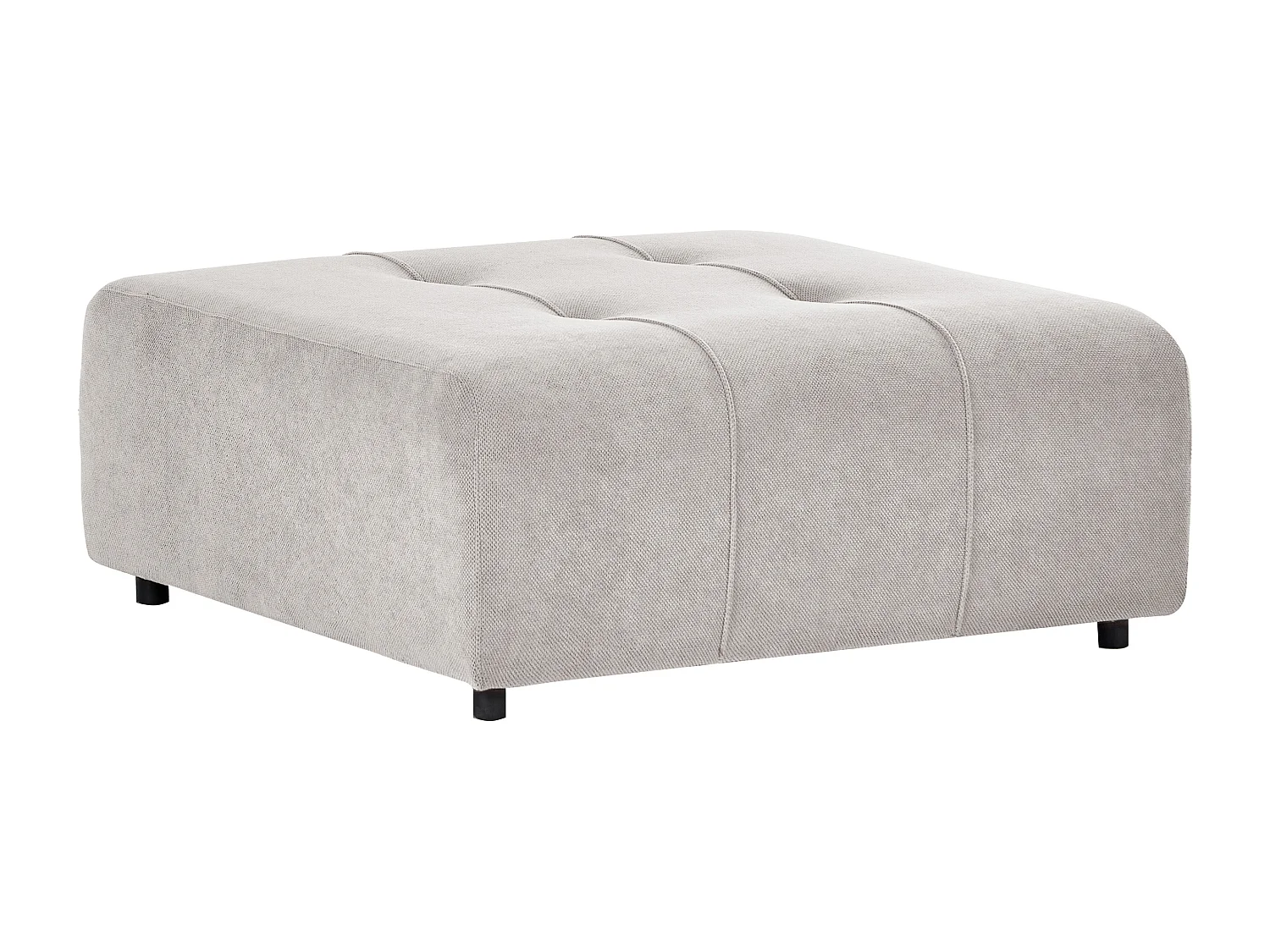 Ottoman INNVIK Tissu Gris clair