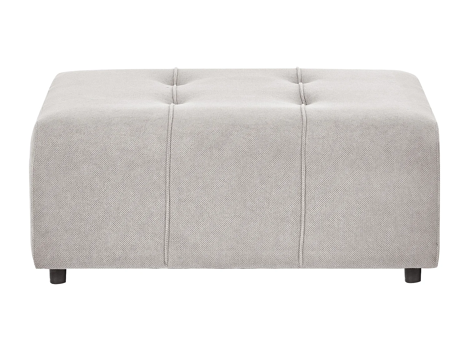 Ottoman INNVIK Tissu Gris clair