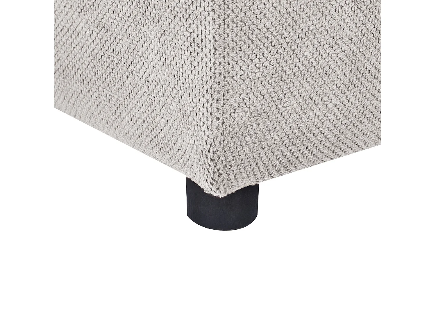 Ottoman INNVIK Tissu Gris clair