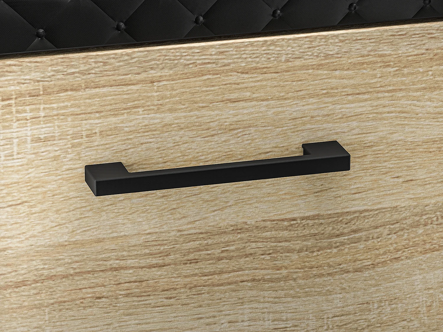 SCHUHSCHRANK Caro Sonoma Eiche hell / schwarz 90 / 34 / 68cm