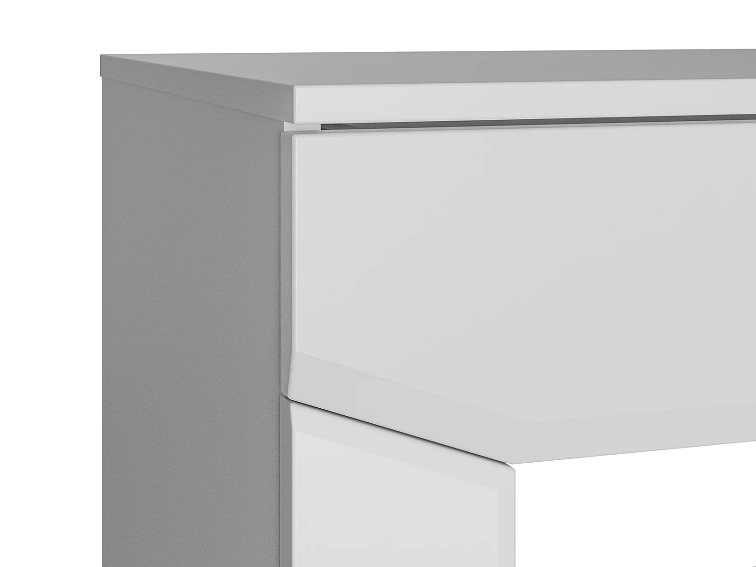 SCHREIBTISCH Terni silbergrau 117 / 51 / 79cm