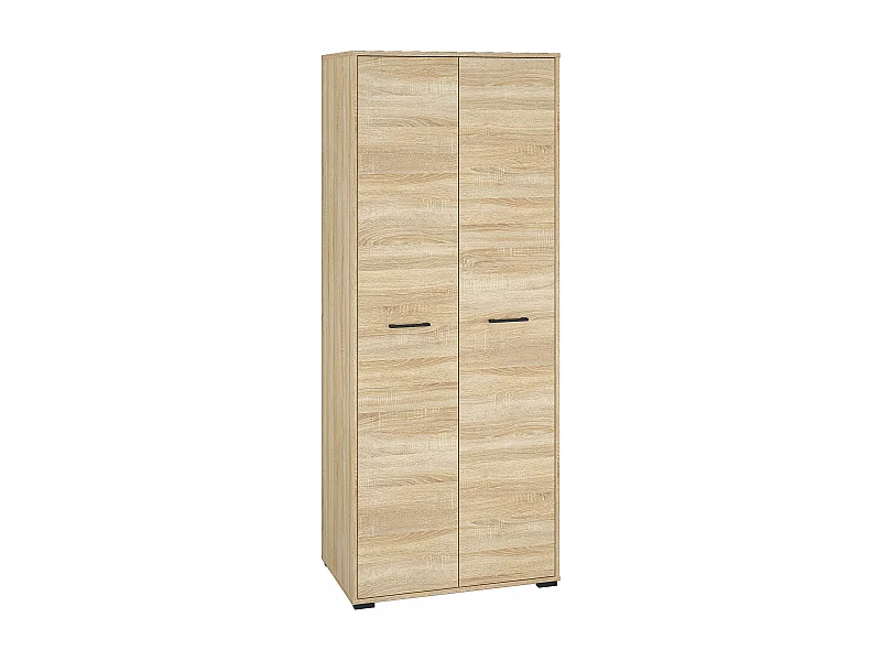 GARDEROEBNSCHRANK Caro Sonoma Eiche hell 80 / 51 / 199cm