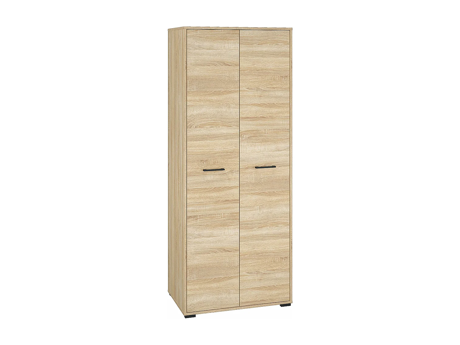GARDEROEBNSCHRANK Caro Sonoma Eiche hell 80 / 51 / 199cm