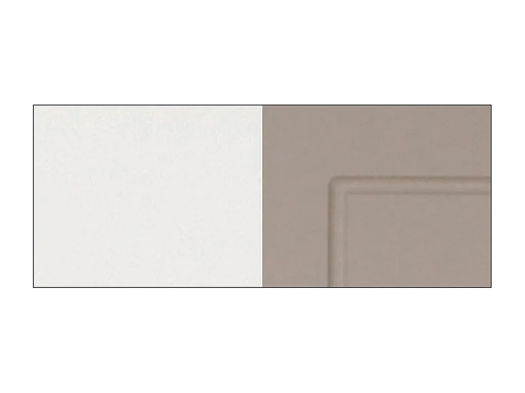 BACKOFENHOCHSCHRANK Kvantum D14/RU/2D Beige Matt / Weiß Matt 60 / 59 / 207cm