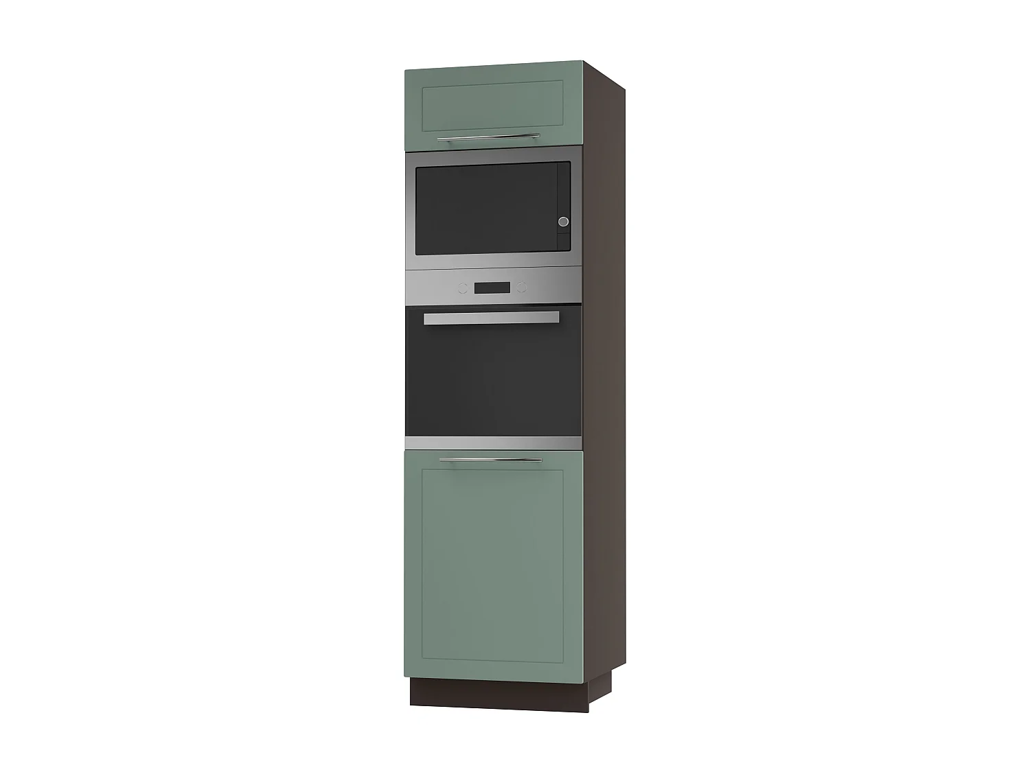 BACKOFEN-HOCHSCHRANK Kvantum D14/RU/60/207 Mint Matt / Lava Matt 60 / 59 / 207cm