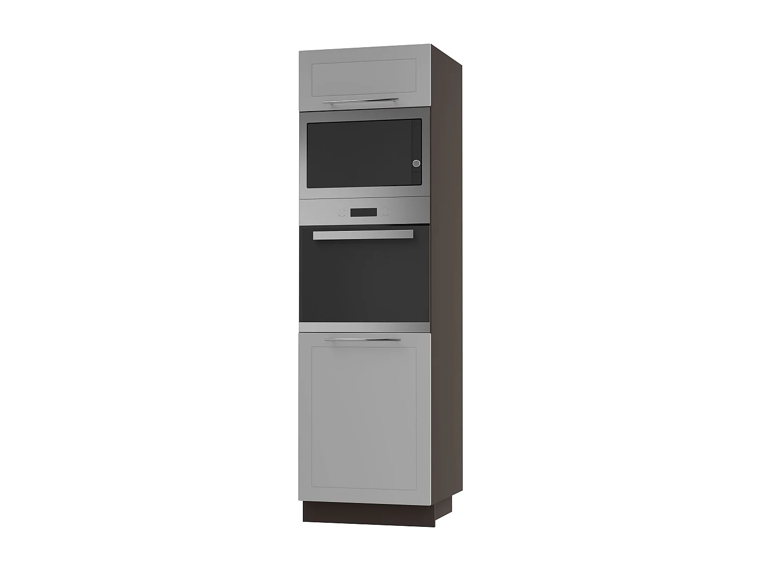 BACKOFEN-HOCHSCHRANK Kvantum D14/RU/60/207 Dust Grey Matt / Lava Matt 60 / 59 / 207cm