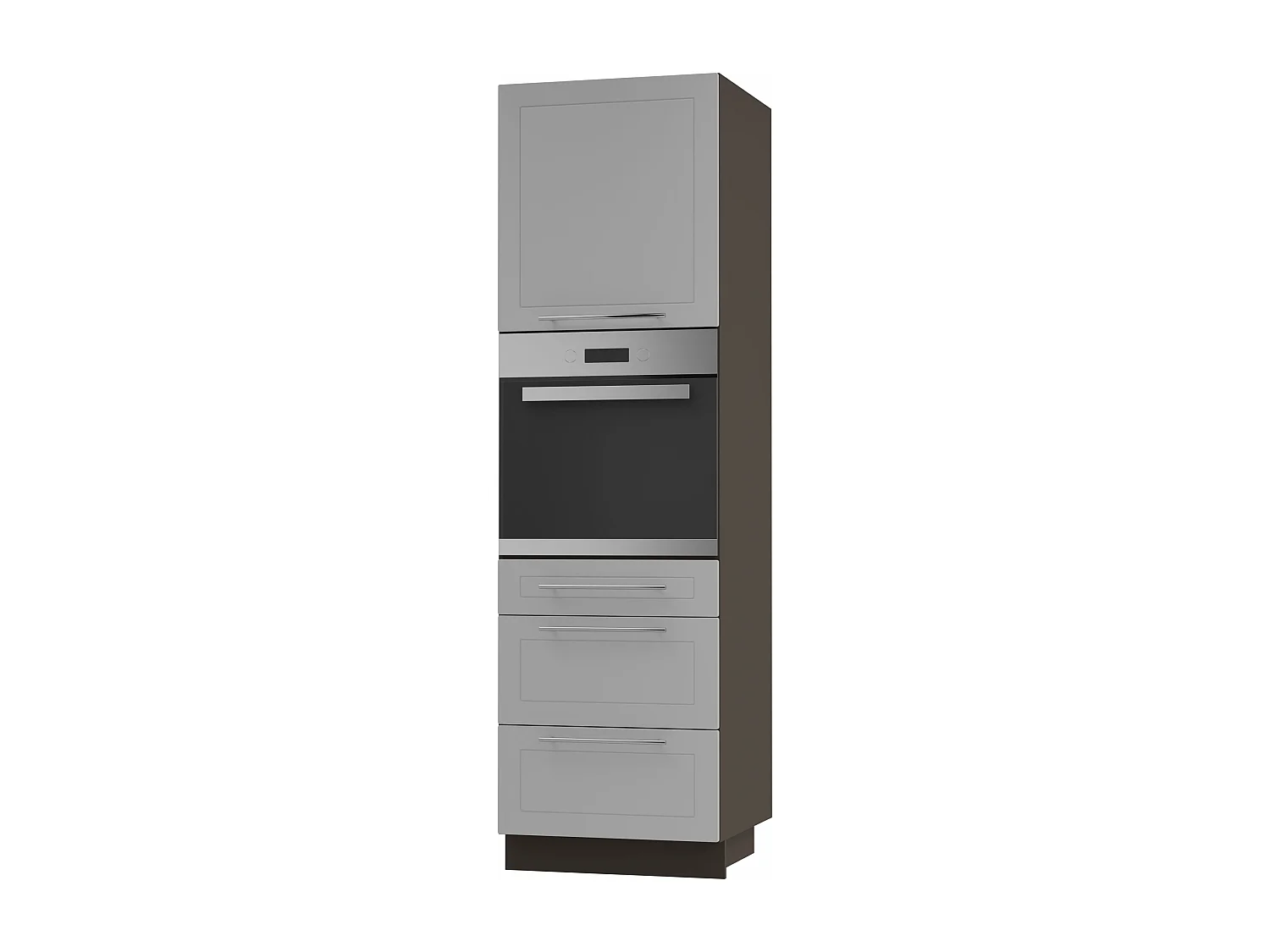 BACKOFEN-HOCHSCHRANK Kvantum D14/RU/3M Dust Grey Matt / Lava Matt 60 / 59 / 207cm
