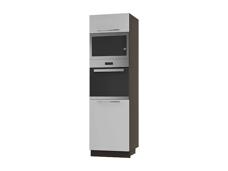 BACKOFEN-HOCHSCHRANK Kvantum D14/RU/60/207 Weiß Matt / Lava Matt 60 / 59 / 207cm