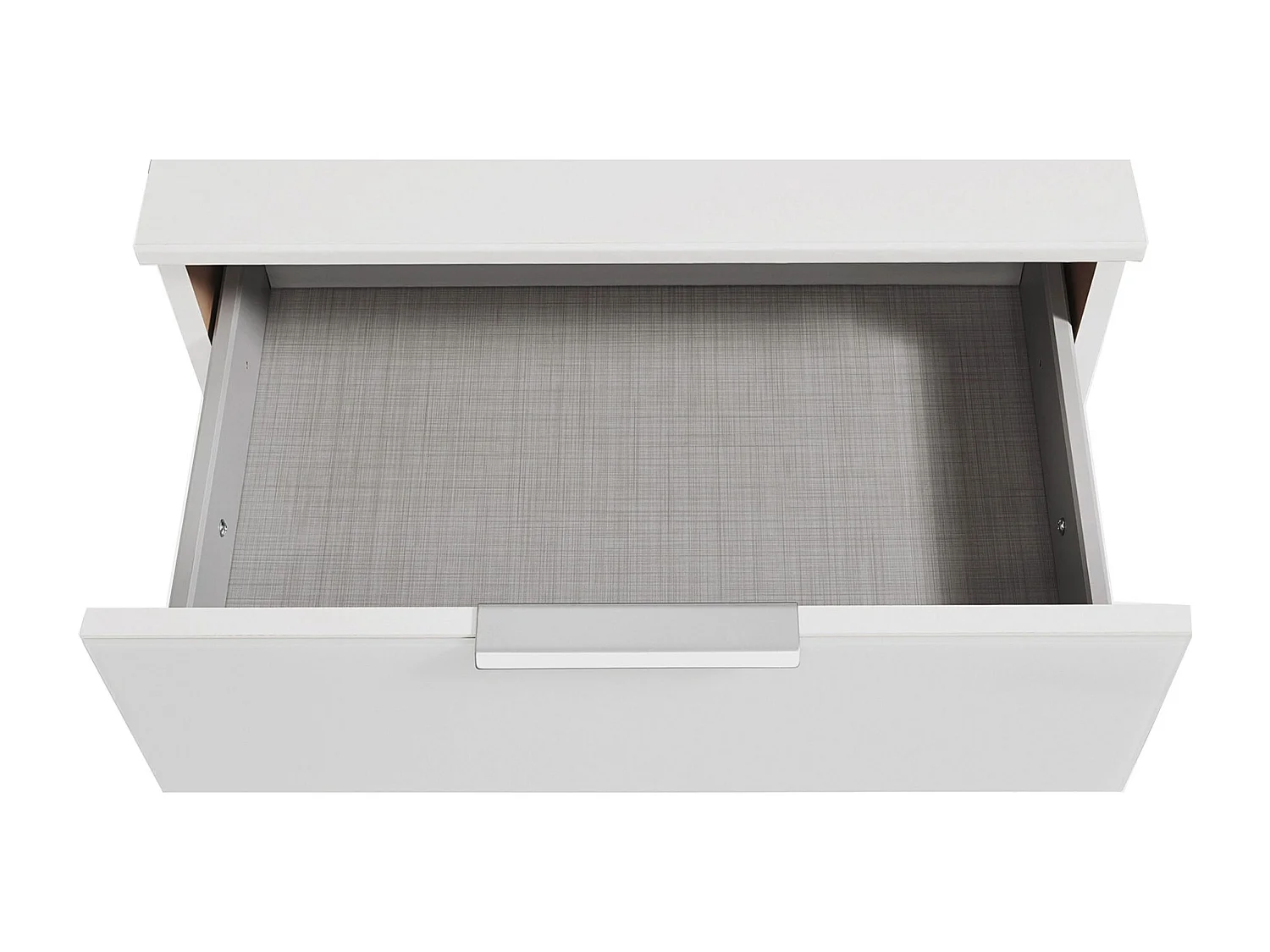 NACHTKONSOLE Easy Plus weiß / Spiegel 52 / 38 / 56cm