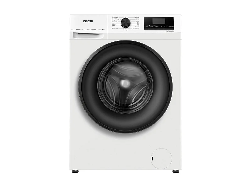 Lavadora carga frontal Edesa EWF-8402 8kg 13 programas A blanco 59,5 cm