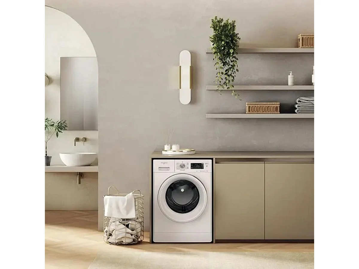 Lavadora carga frontal Whirlpool FFB9269WVSP9 9kg 1200 rpm 14 programas A blanco 60 cm