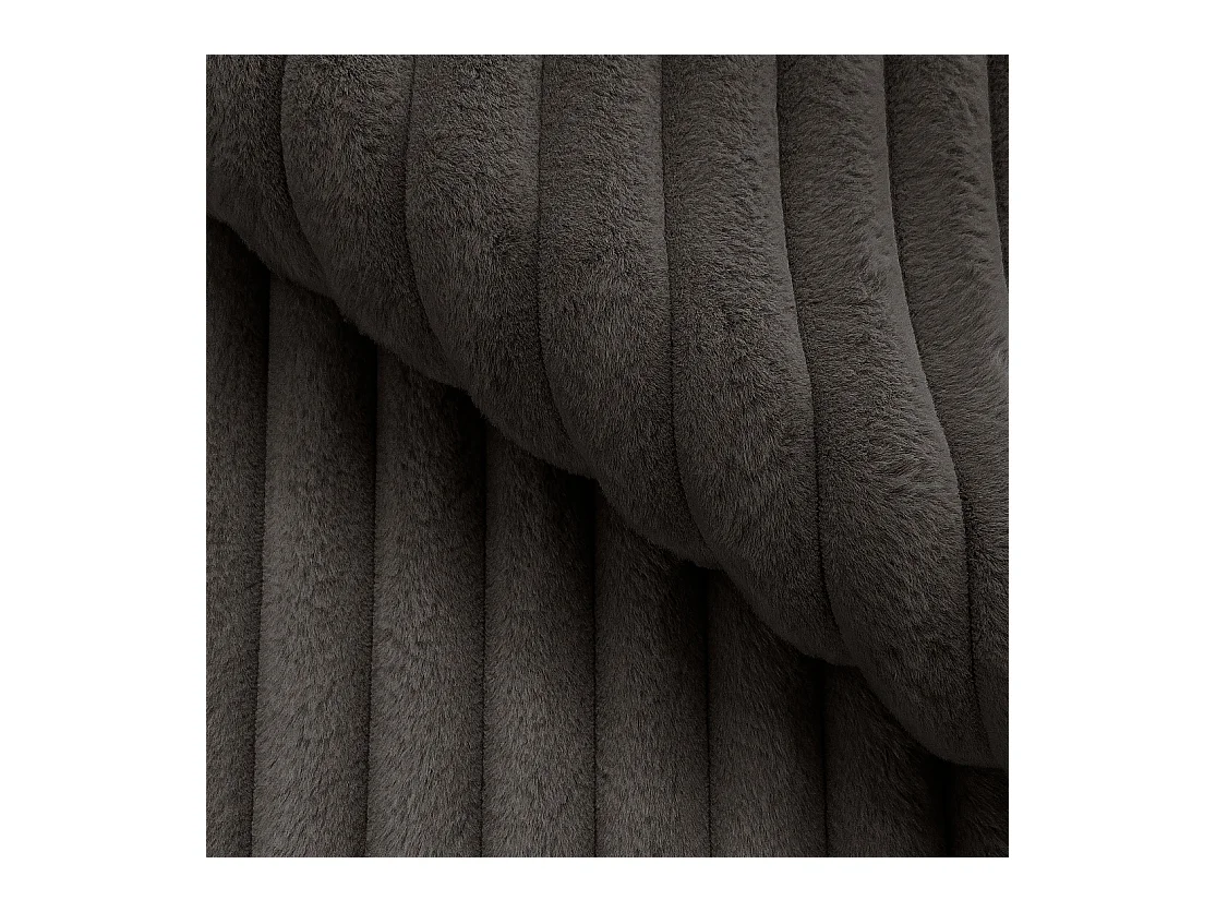 Mollis - Sofa 2 Sitzer aus Plüschcord mit schöner Sitzkomfort