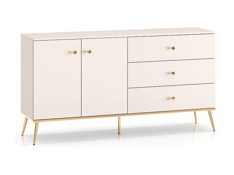 KOMMODE Selgin Kaschmir / Gold 160 / 40 / 85cm