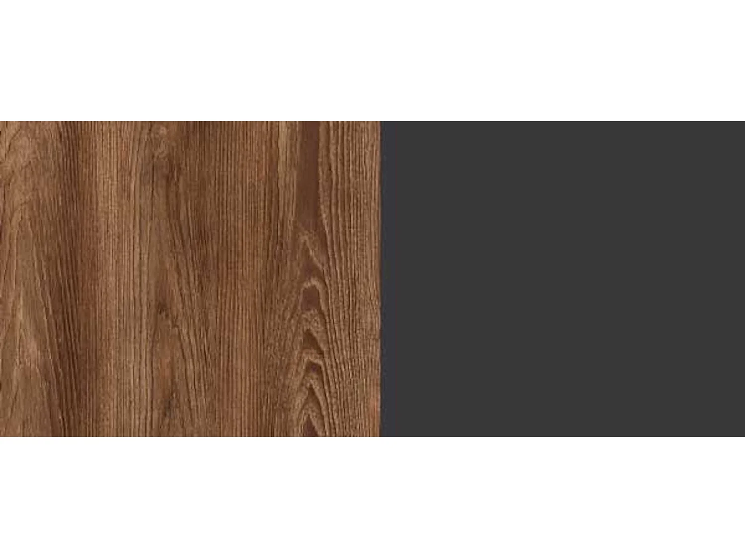 KOMMODE Milton Kastanie / anthrazit 137cm / 39,5 cm / 81 cm