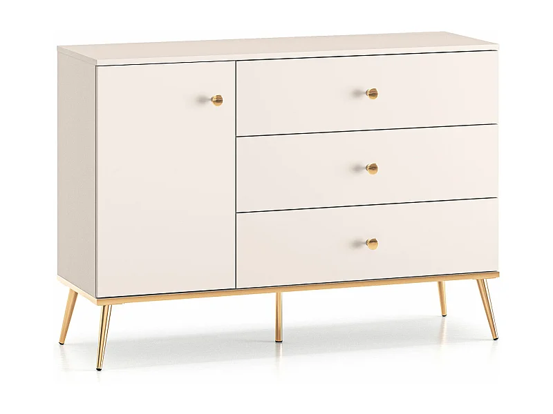 KOMMODE Selgin Kaschmir / Gold 120 / 40 / 85cm
