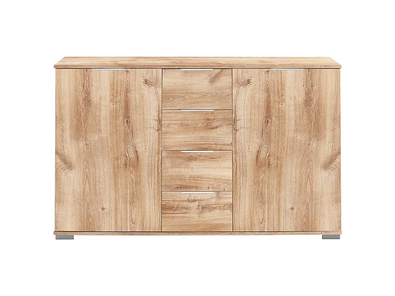 SCHUBKASTENKOMMODE Easy Plus Plankeneiche 130 / 41 / 83cm