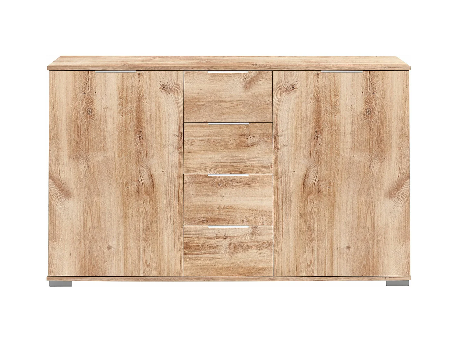 SCHUBKASTENKOMMODE Easy Plus Plankeneiche 130 / 41 / 83cm