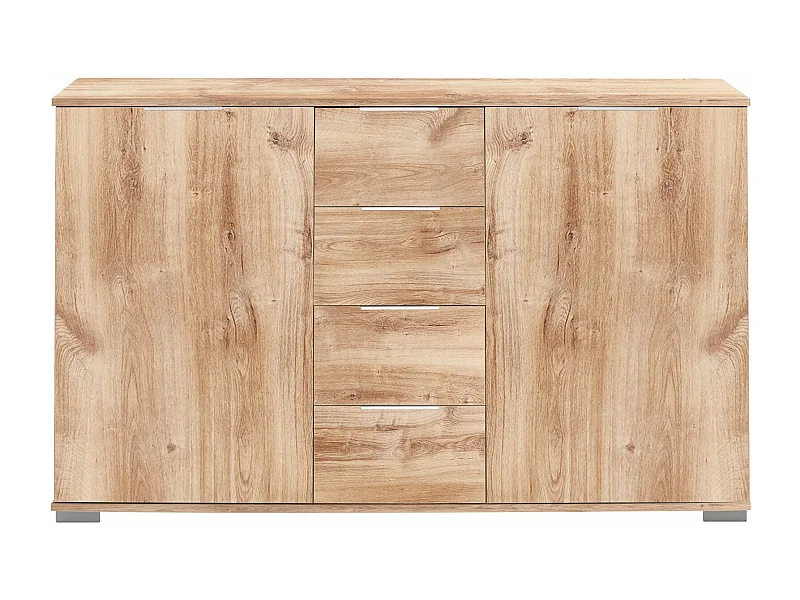 SCHUBKASTENKOMMODE Easy Plus Plankeneiche 130 / 41 / 83cm