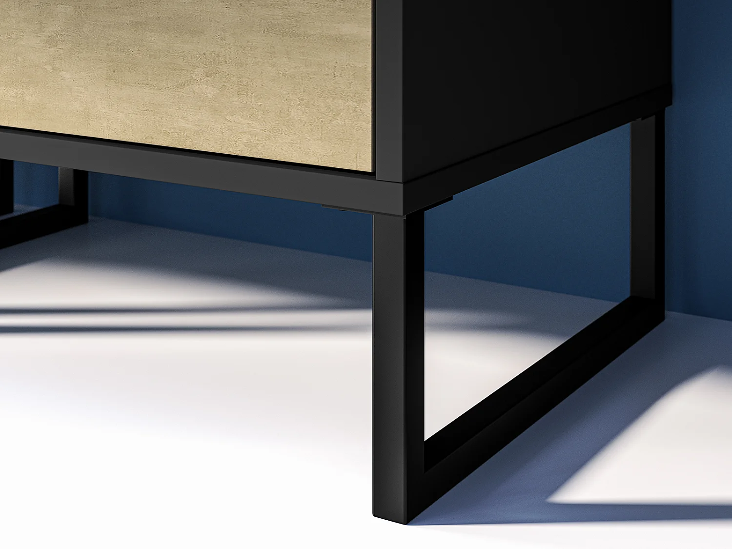 BÜCHERREGAL Colt schwarz / Craft Gold Eiche / Premium Steel 58 / 40 / 190cm