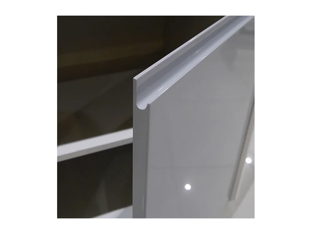 KÜCHENZEILE Florence 8-teilig Beige / Verkehrsrot 392 / 59 / 207 cm