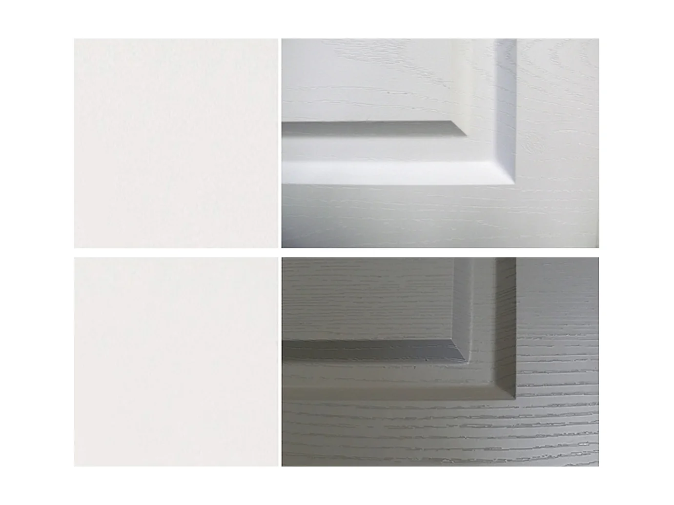 L-FORM KÜCHENZEILE Elbing Weiß Matt / Grey Stone 274 / 222 / 207 cm (9-teilig)