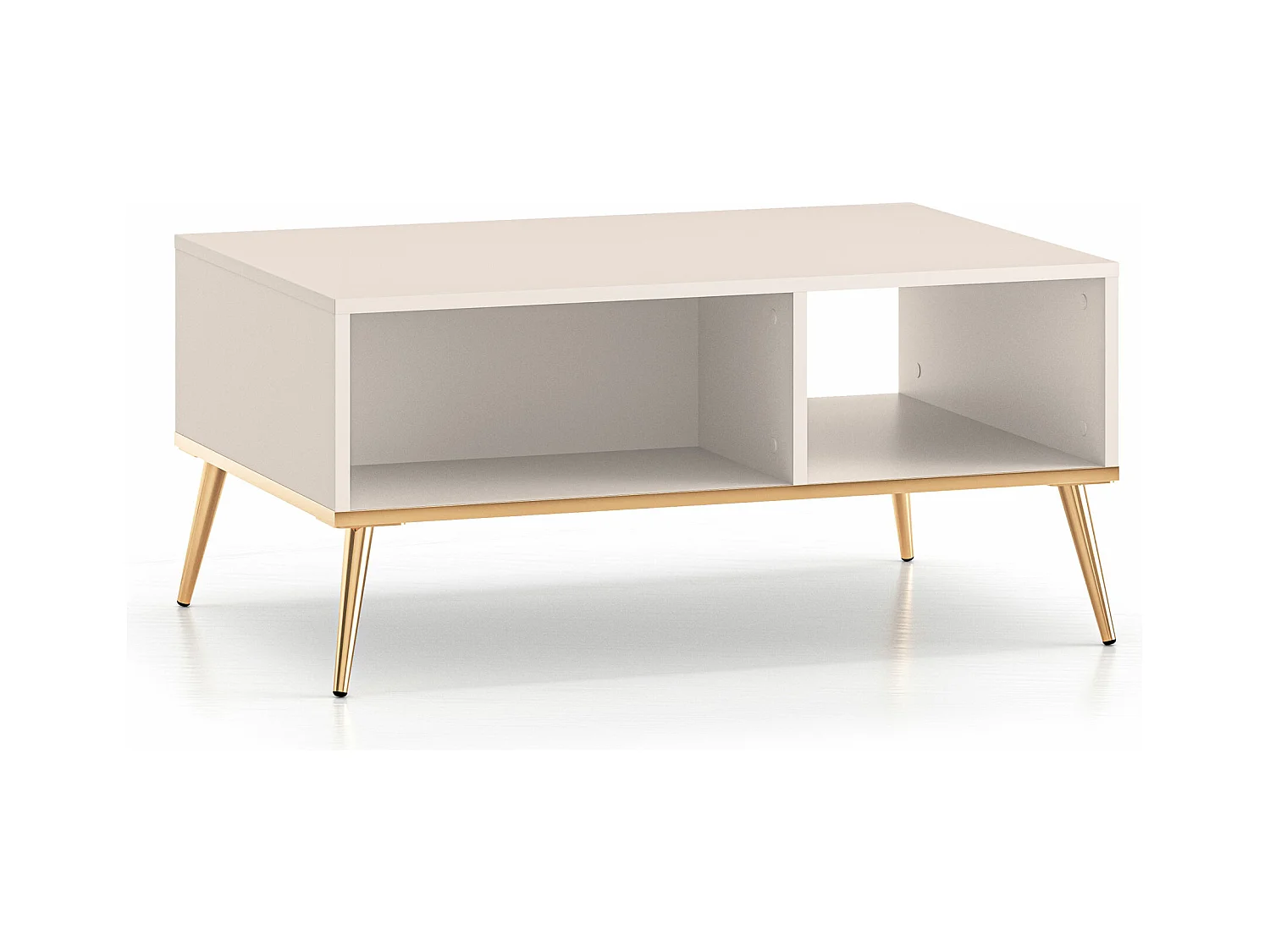 COUCHTISCH Selgin Kaschmir / Gold 90 / 60 / 42cm