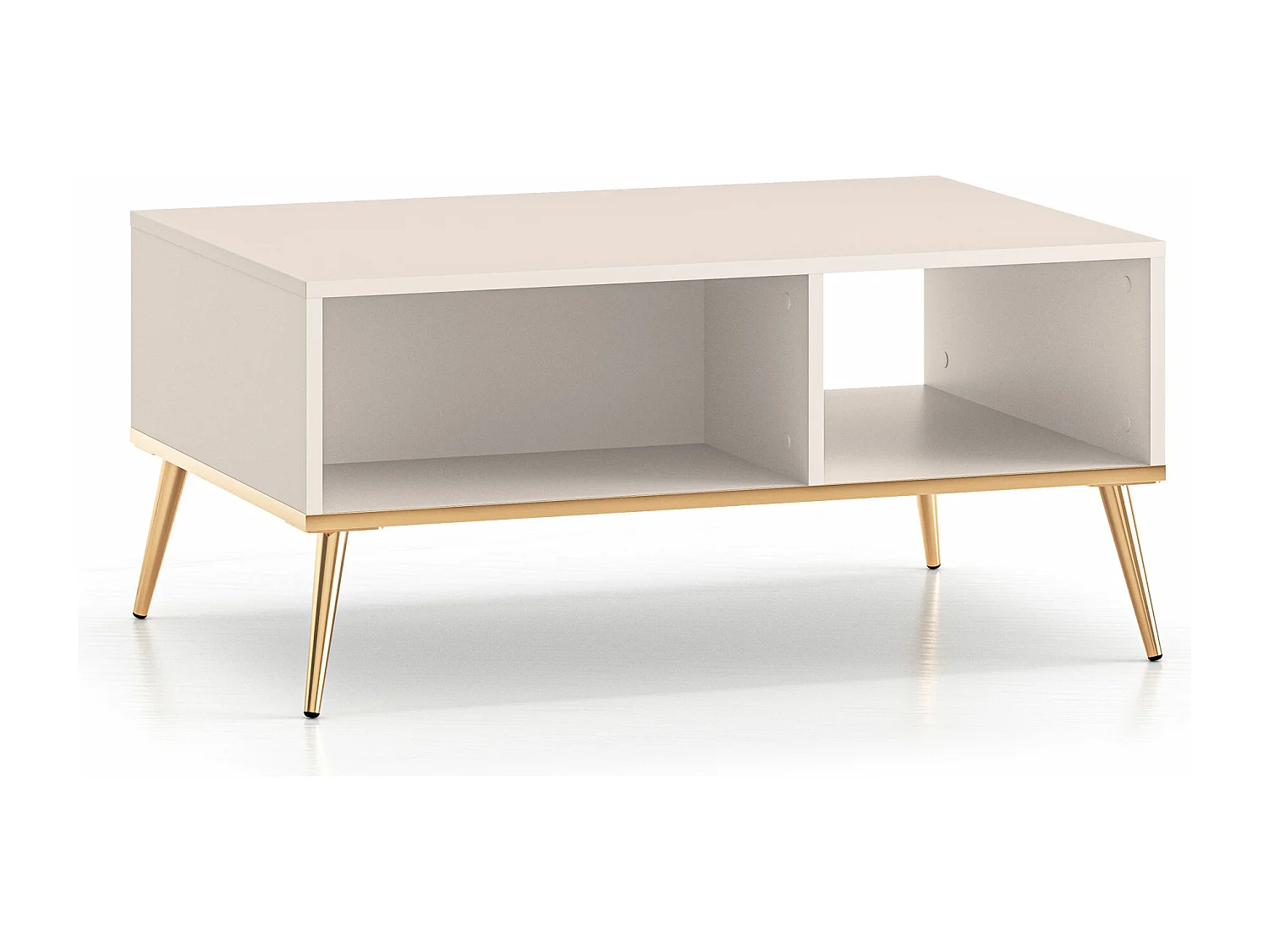 COUCHTISCH Selgin Kaschmir / Gold 90 / 60 / 42cm