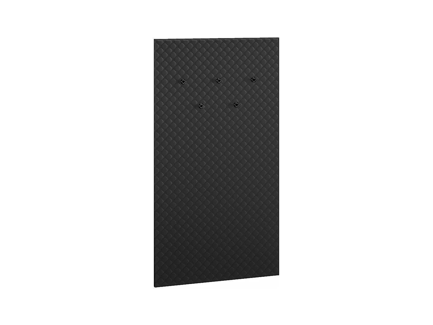 GARDEROBENPANEEL Caro schwarz 68 / 3 / 126 cm