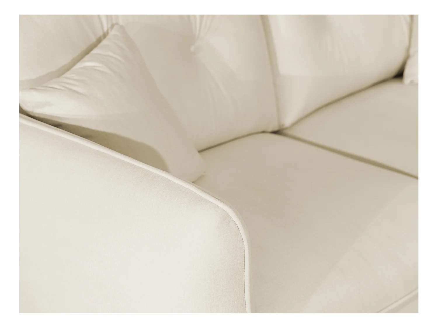 Fauteuil en tissu avec de hauts pieds en métal noir Nordloft