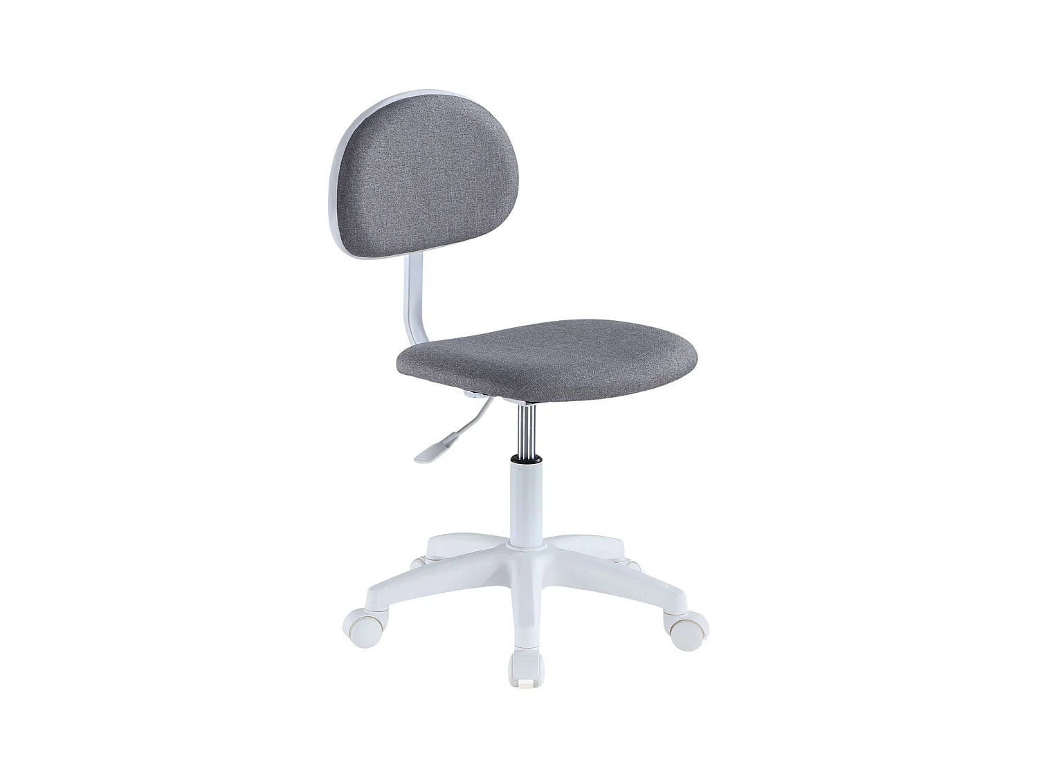 Silla de escritorio Lucky giratoria gris 80-92x40x50 cm Adec