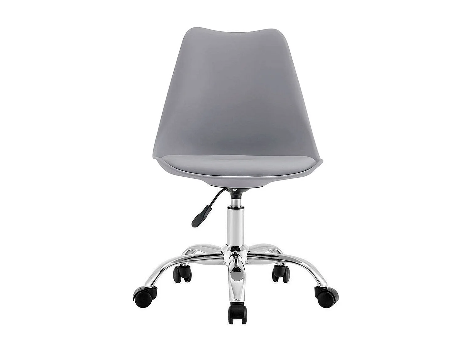 Silla de escritorio Enjoy 5 ruedas gris 79/86,5x48x54 cm Adec