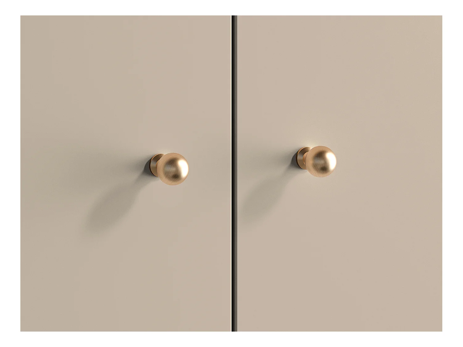 WOHNZIMMER-SET Sophie kaschmir matt 6-teilig