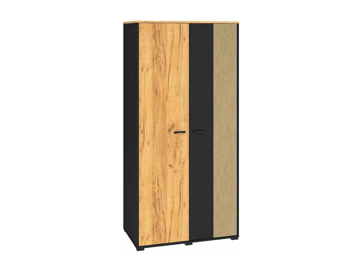 KLEIDERSCHRANK Colt kaschmir matt 92 / 55 / 190 cm