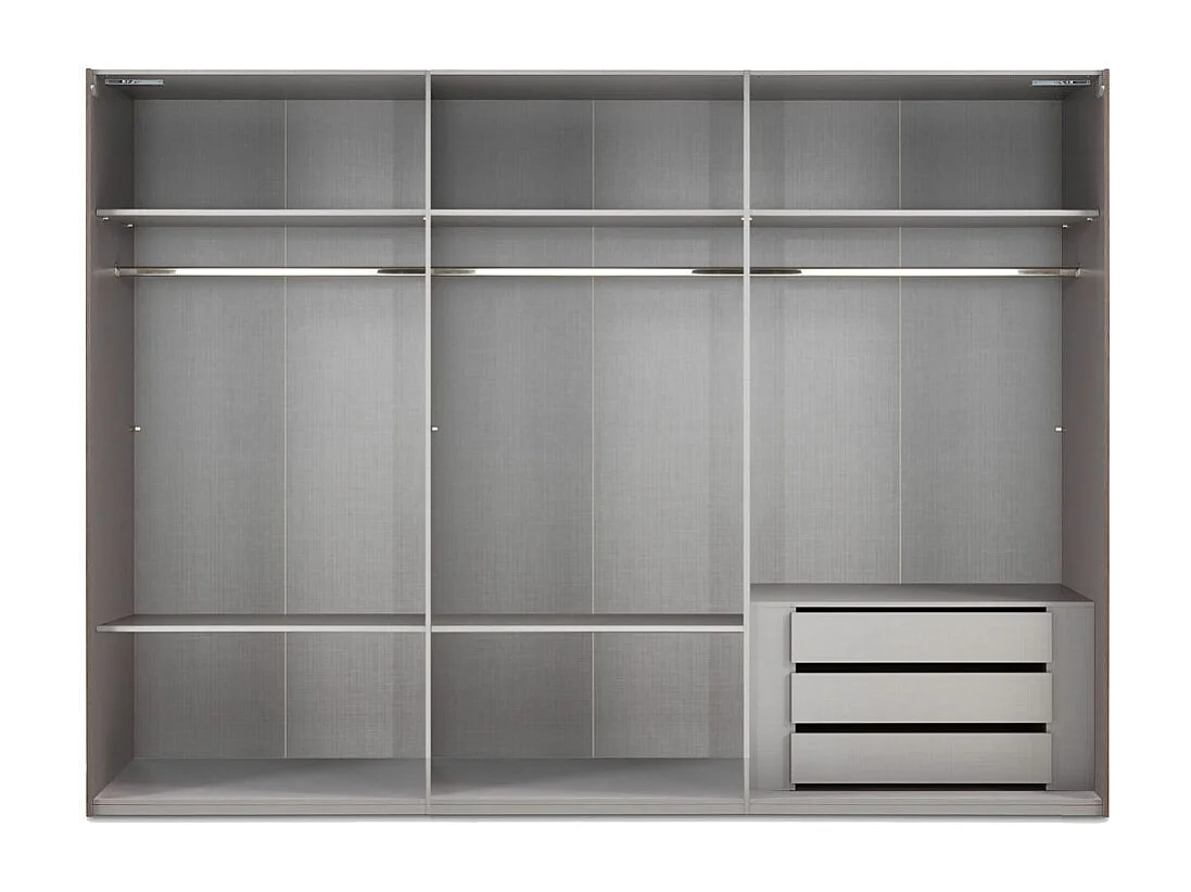 SCHWEBETÜRENSCHRANK Ernie Premium weiß 270 / 65 / 210cm