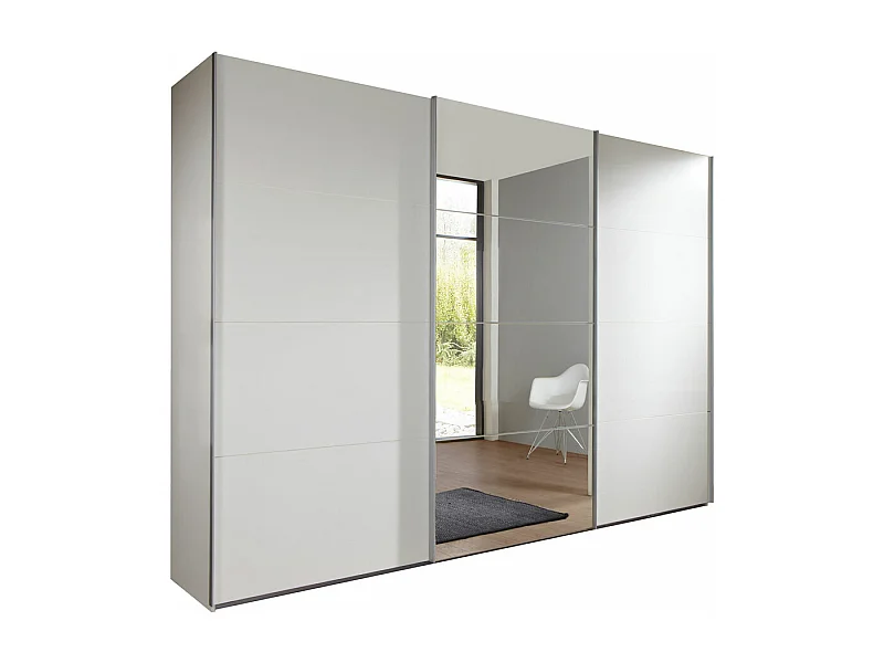 SCHWEBETÜRENSCHRANK Ernie Premium weiß 270 / 65 / 210cm
