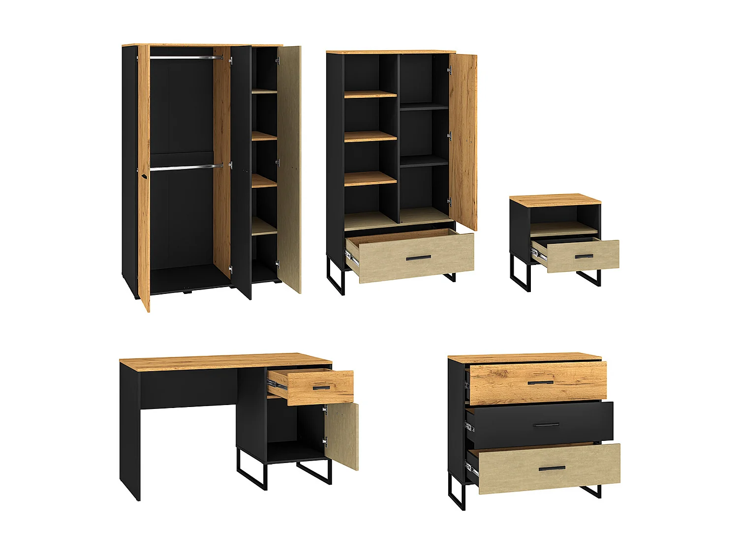 JUGENDZIMMER-SET Colt 7-teilig