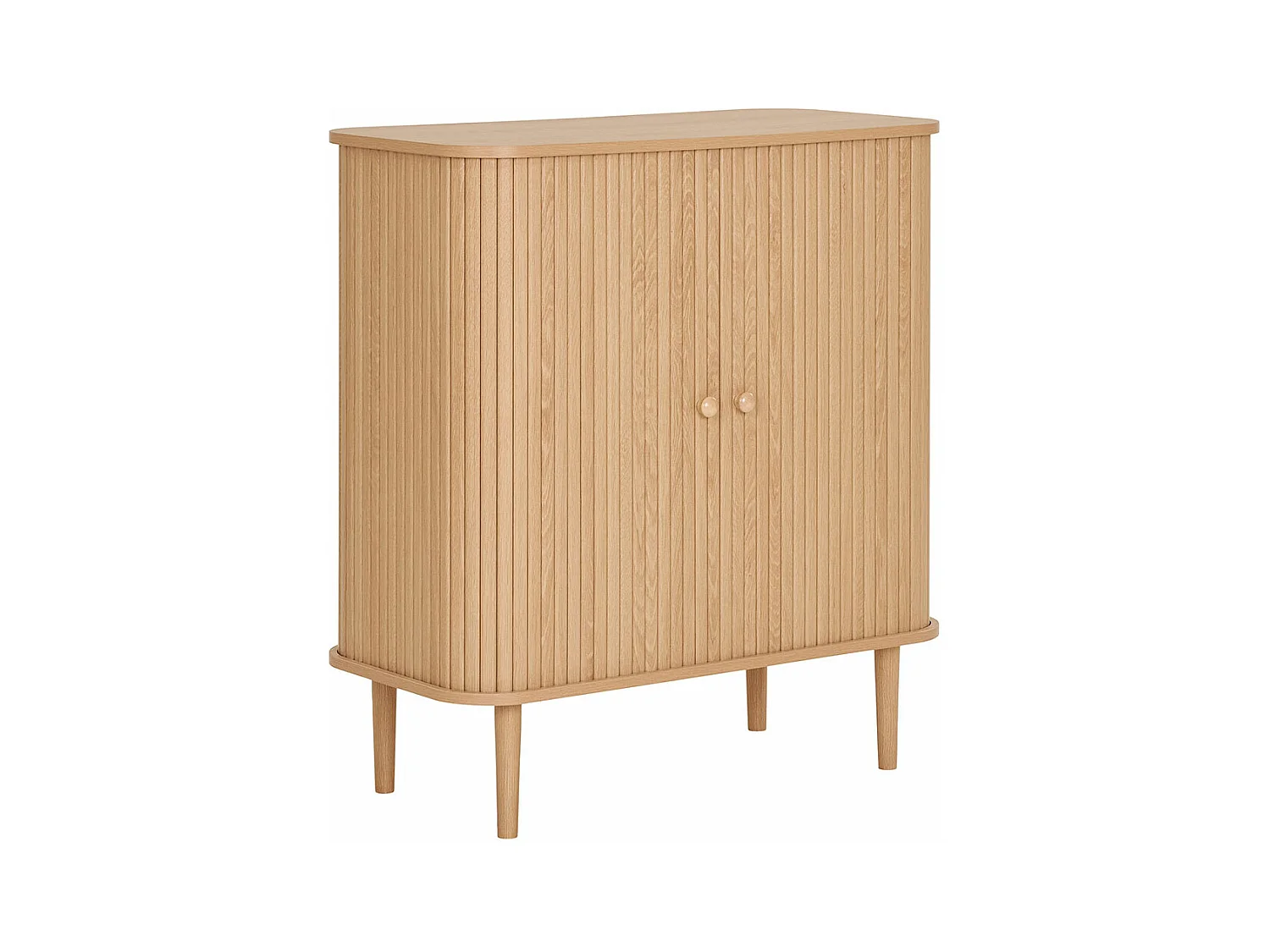 Aparador Nikko con 2 puertas, pino natural.