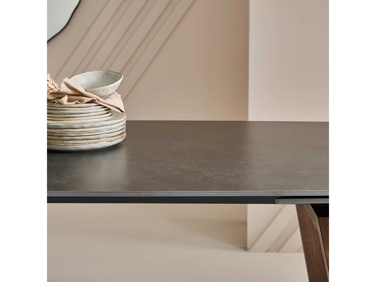 Table en céramique avec allonges L180 cm - VECCHIO