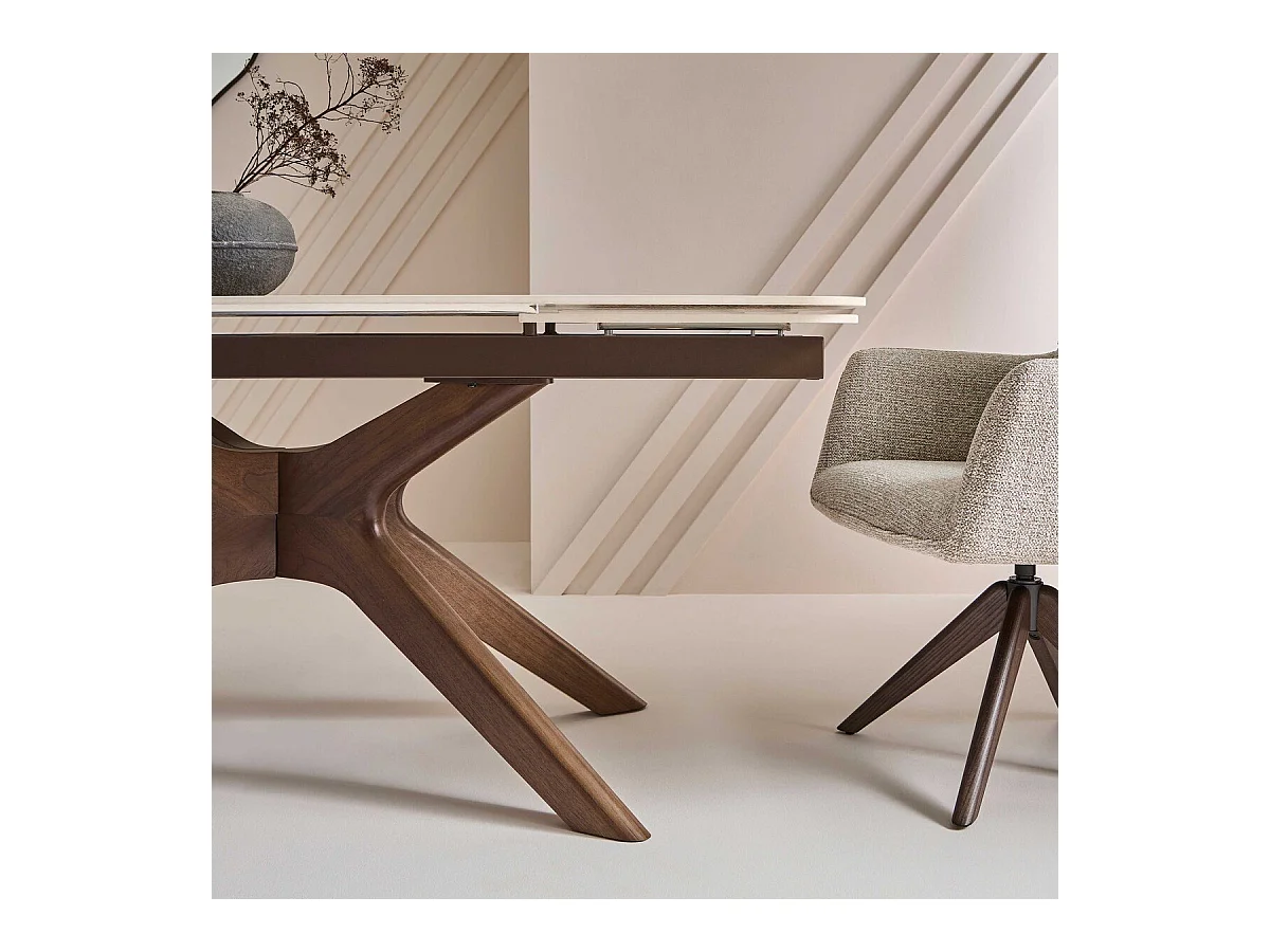 Table en céramique avec allonges L180 cm - TIVOLI