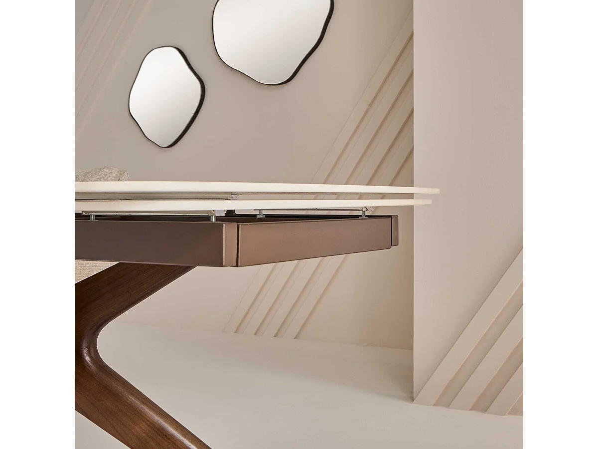 Keramische tafel met verlengstukken L180 cm - TIVOLI