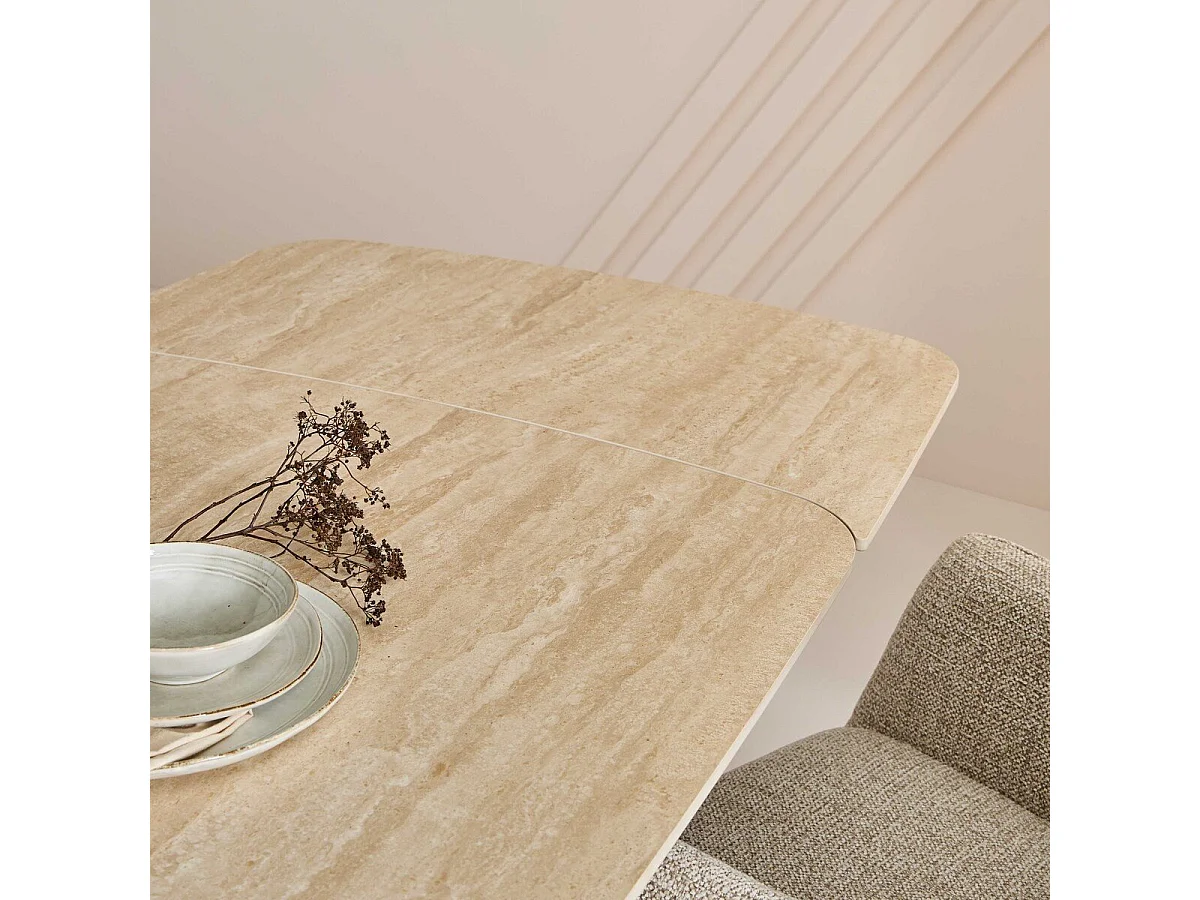 Table en céramique avec allonges L180 cm - TIVOLI