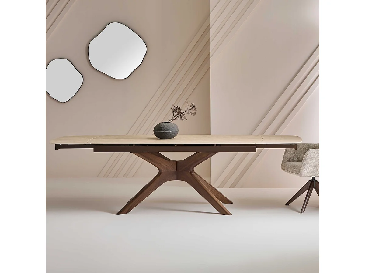 Table en céramique avec allonges L180 cm - TIVOLI