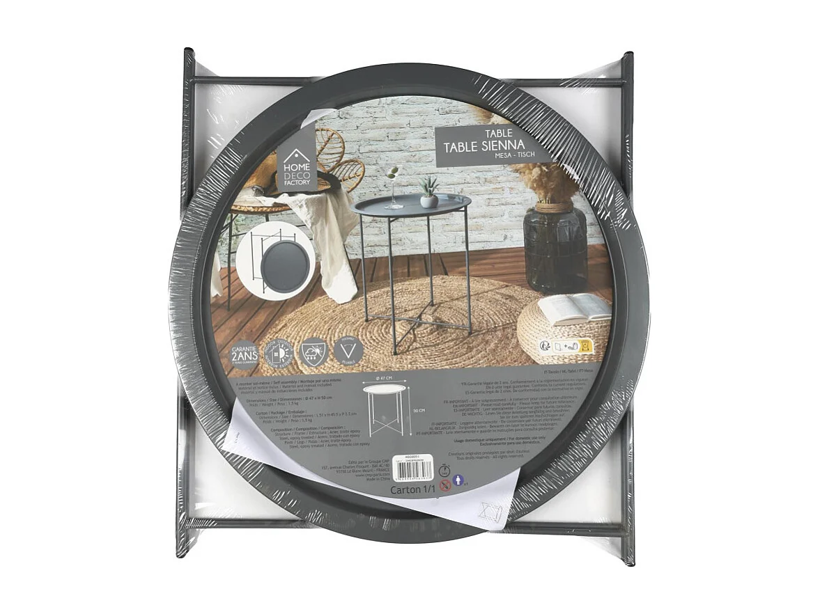 Table Sienna Gris Gris